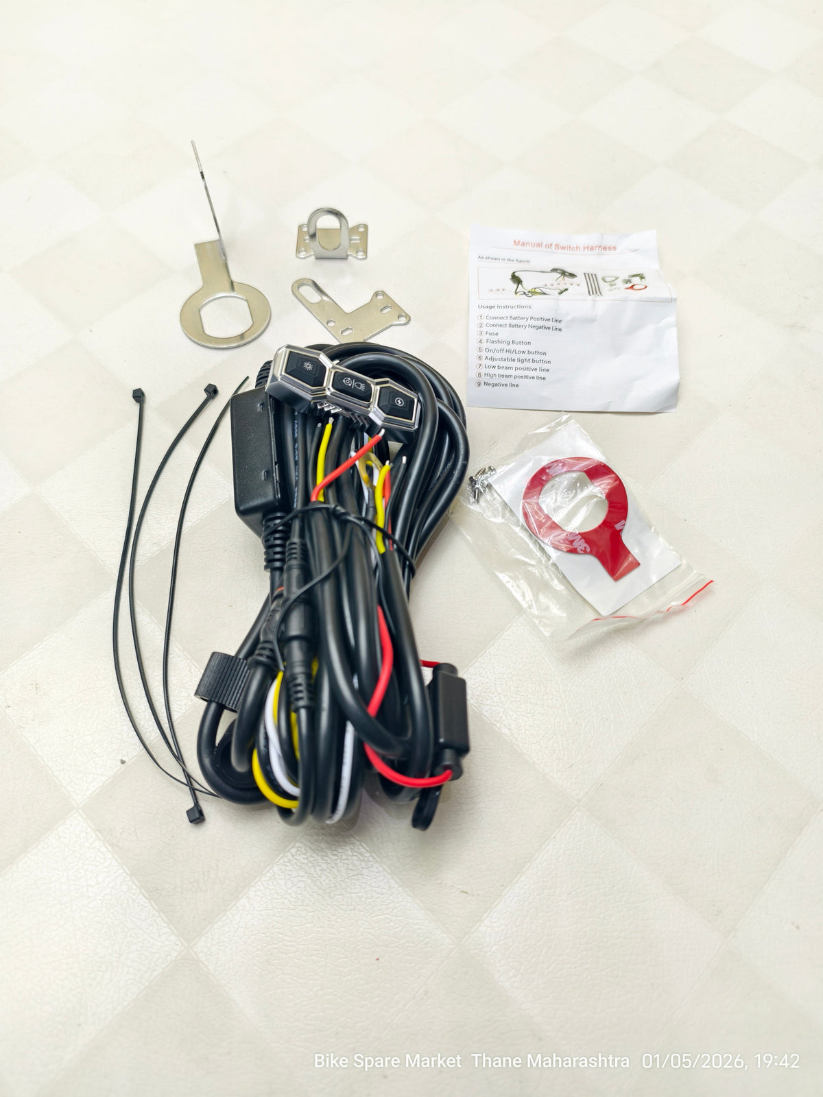 HjG Dimmer Harness (3Wire) Support Upto 180w (6M Warranty)