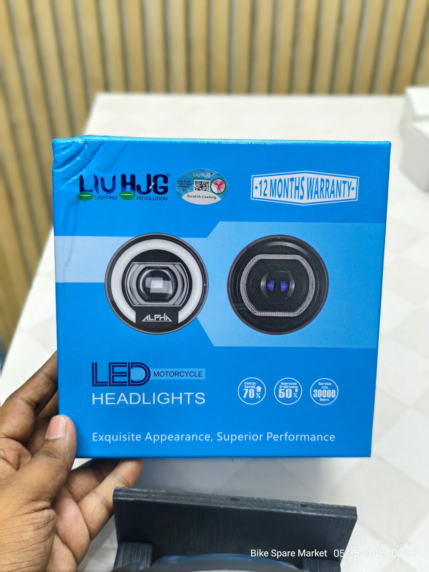 HJG ALPHA C-316 RGB High 58w Low 50w Projector Headlight ( 6m Warranty )