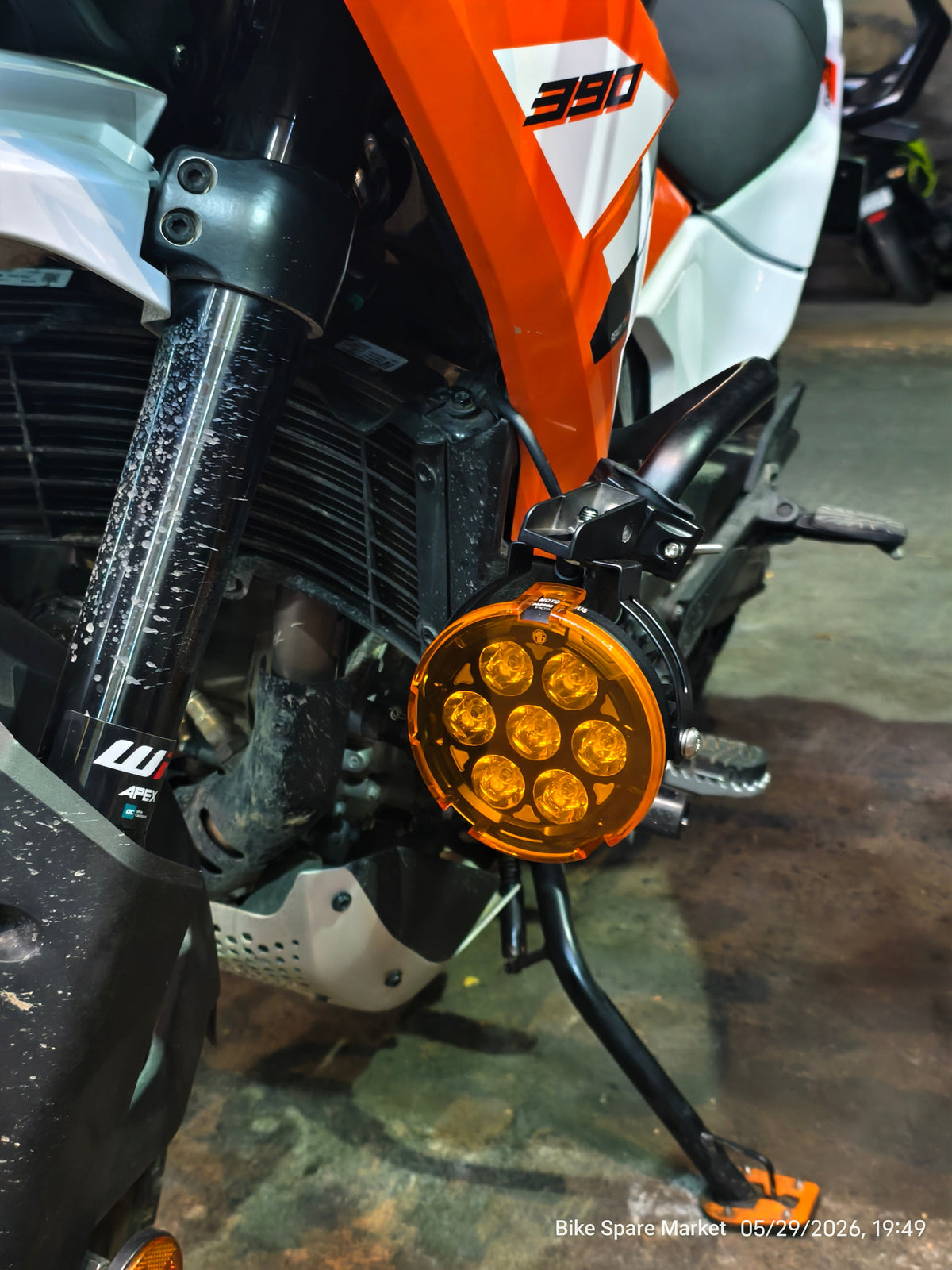 Moto Genius VK70 Pro 160W DRL With Harness Full kit fog light with Harness