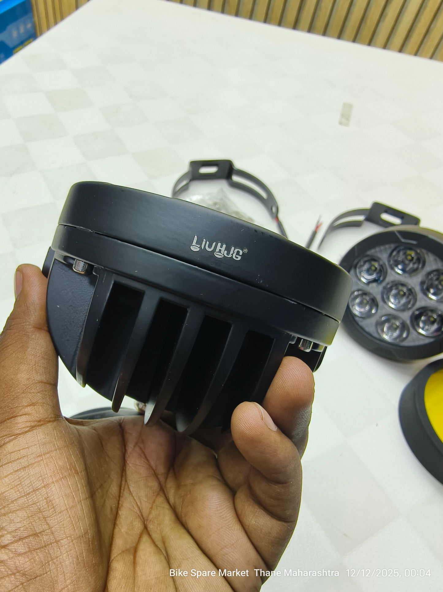 HJG 70W 7 LED FOG LIGHT WITH HARNESS ( 1 YEAR WARRANTY )