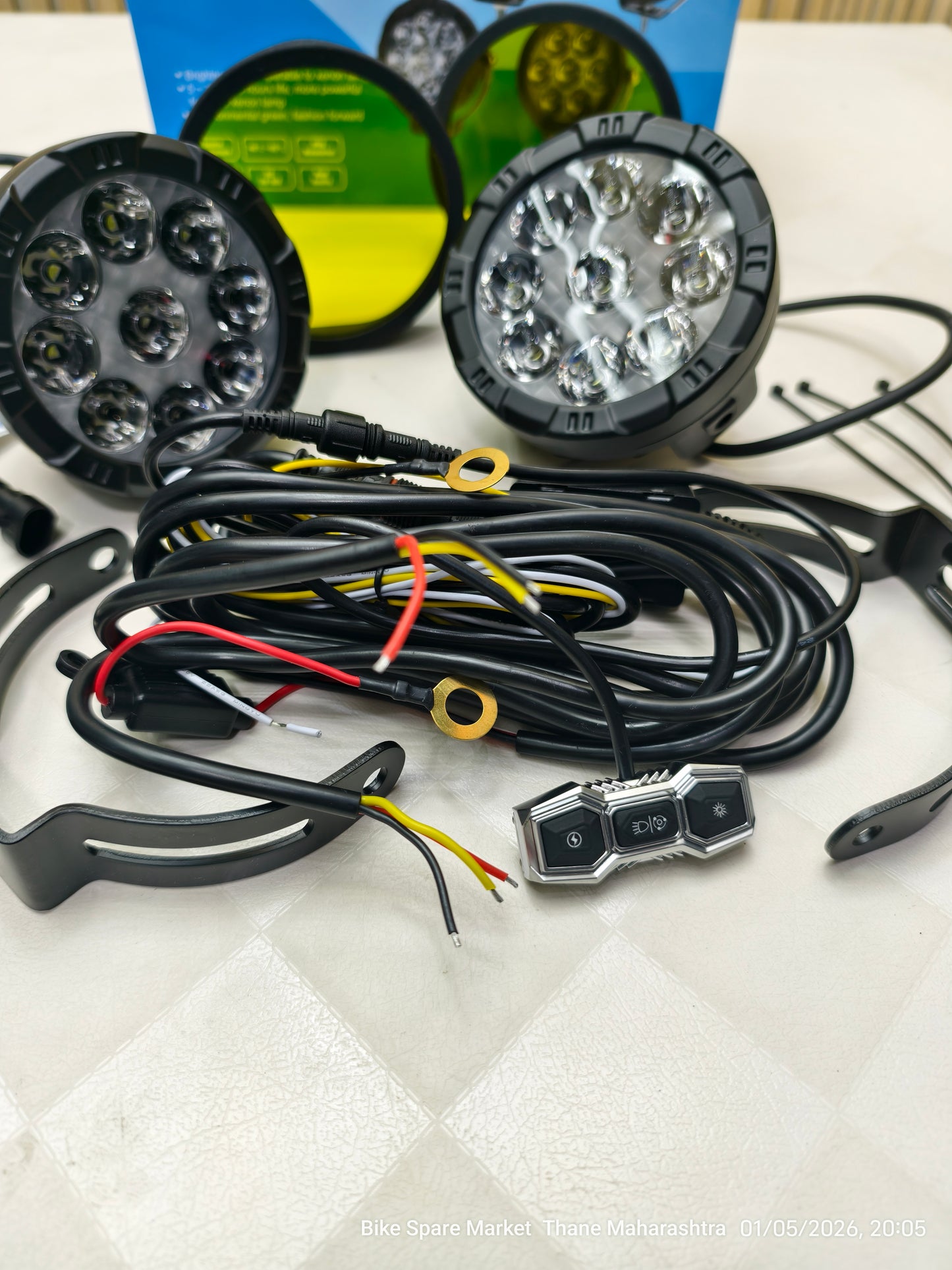 HjG 180w 9Led With Dimmer Harness (1 Year Warranty)