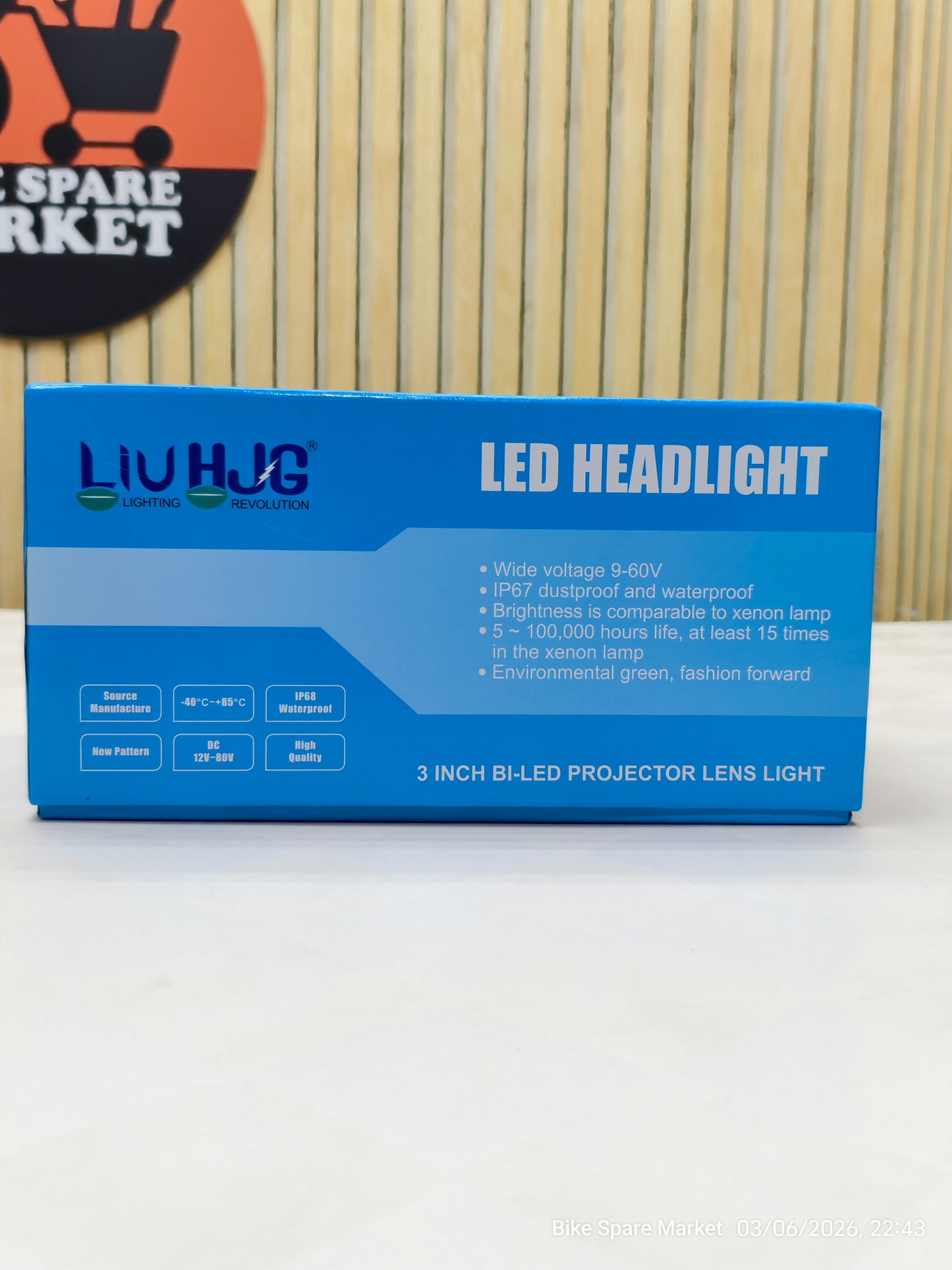 HJG 3 INCH ALPHA FOG LIGHT 140W (6M WARRANTY)