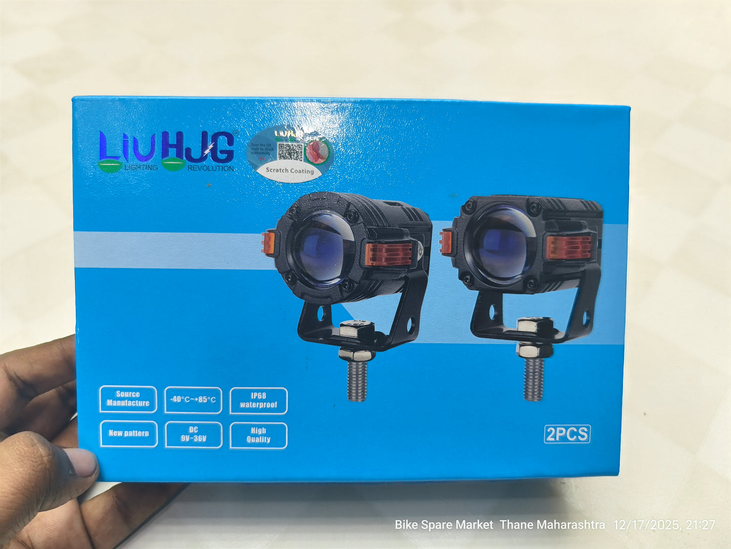 HJG SPACESHIP MINI V3 FOG LIGHT 80W WITH RED DRL ( 6M WARRANTY )