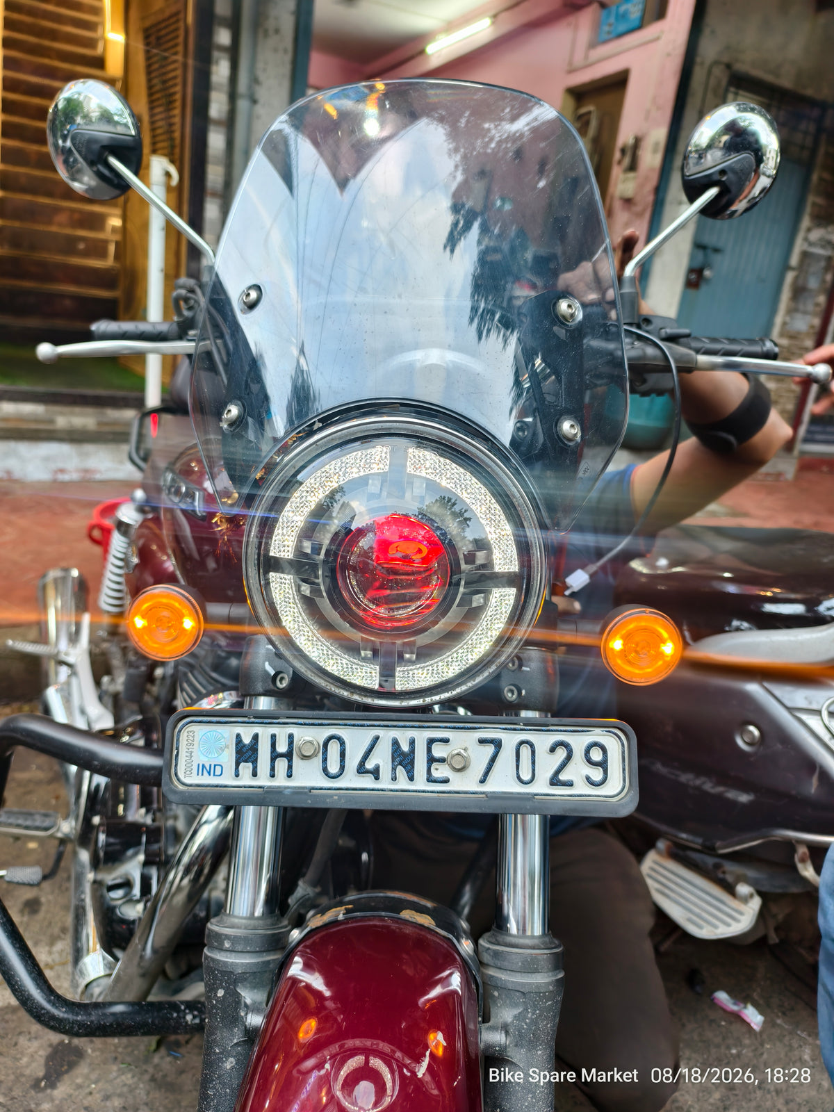 Honda CB350 , CB350 Dlx Pro , CB350c(Classic),CB350 Rs ,CB 350 Hiness H'ness  Headlight Conversation Kit ( LED to H4 )