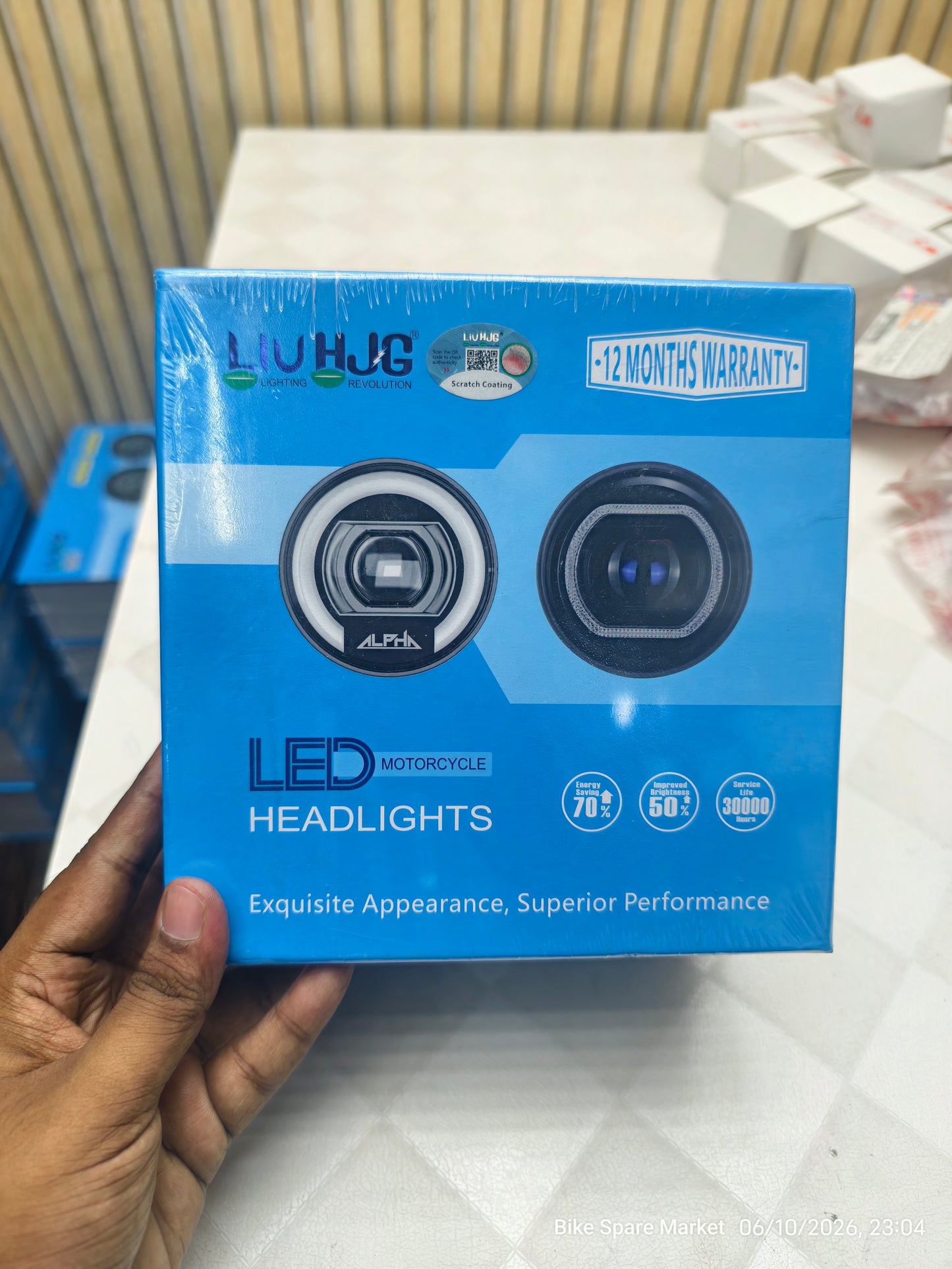 HJG C-318 108 watt Diamond Alpha Projector Headlight High 58w Low 50w ( 6m Warranty )