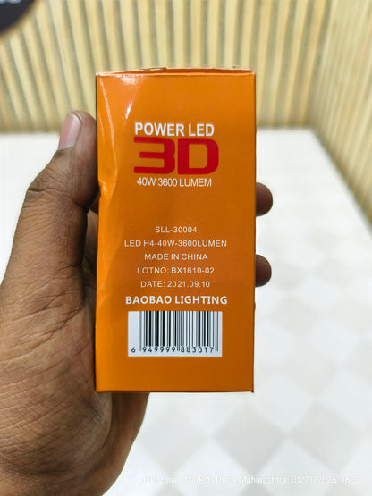 BADBAD 3D LED HEADLIGHT BULB 40W