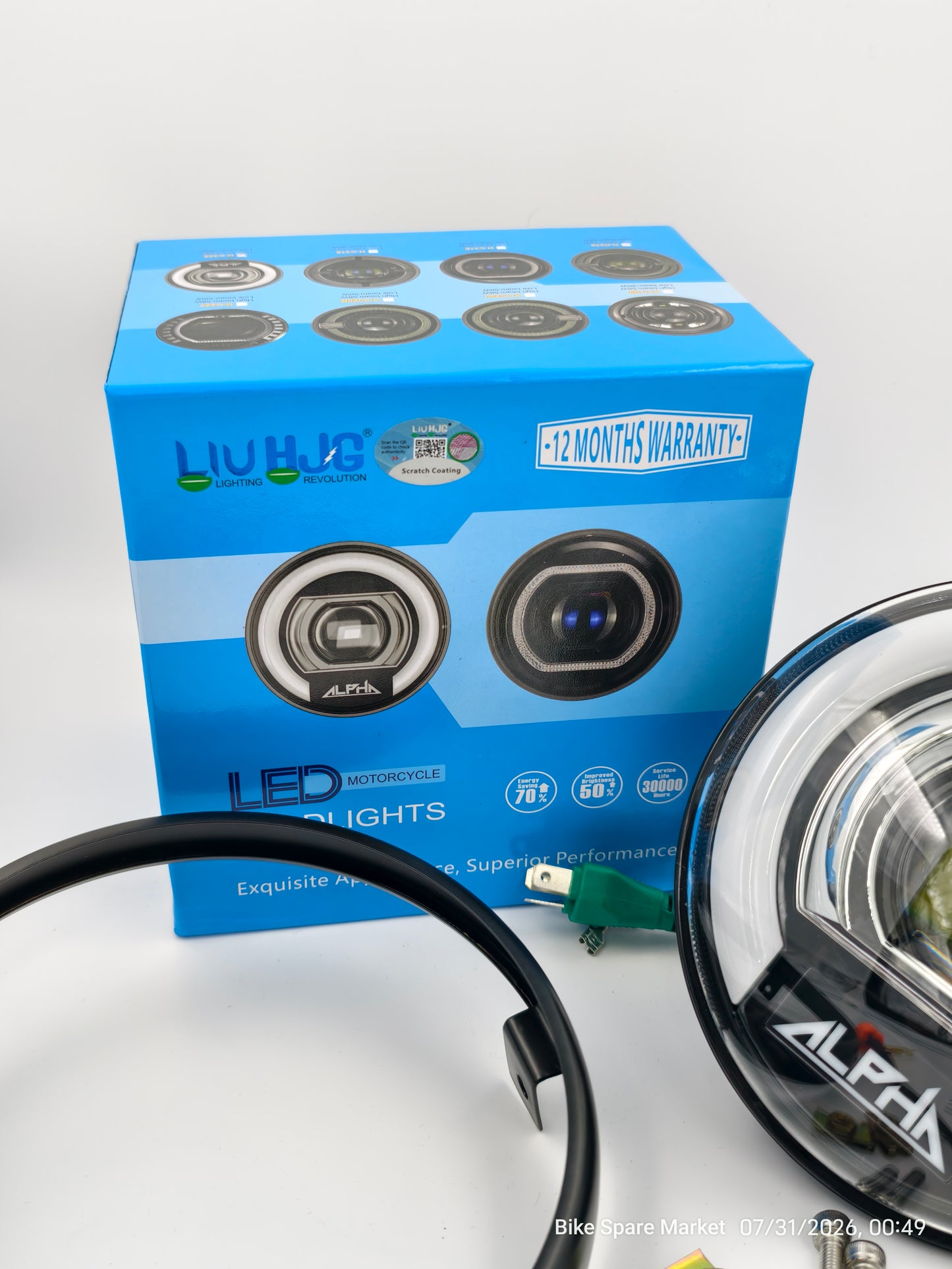 ( Triumph Full Kit ) HJG C-325 ALPHA 128 WATT HIGH 68w LOW 60w ( 6m Warranty )