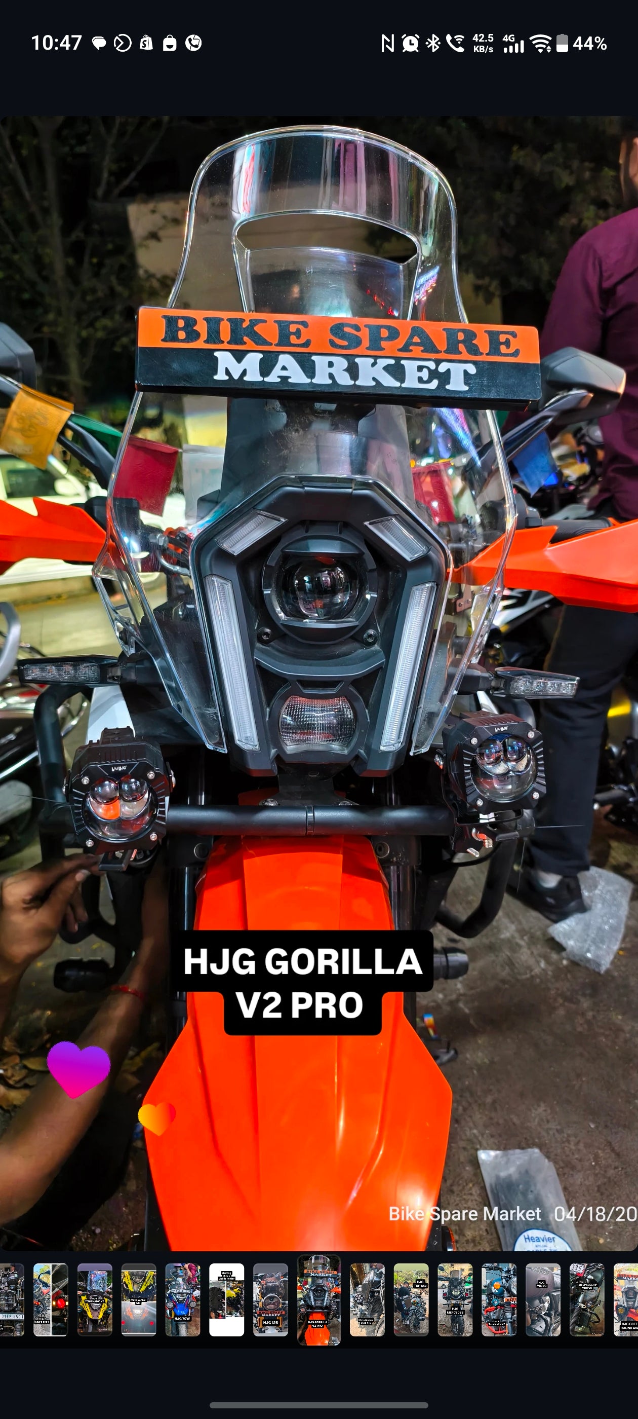 HJG GORILLA PRO V2 WITH HARNESS 120W P108JG ( 1 year warranty )