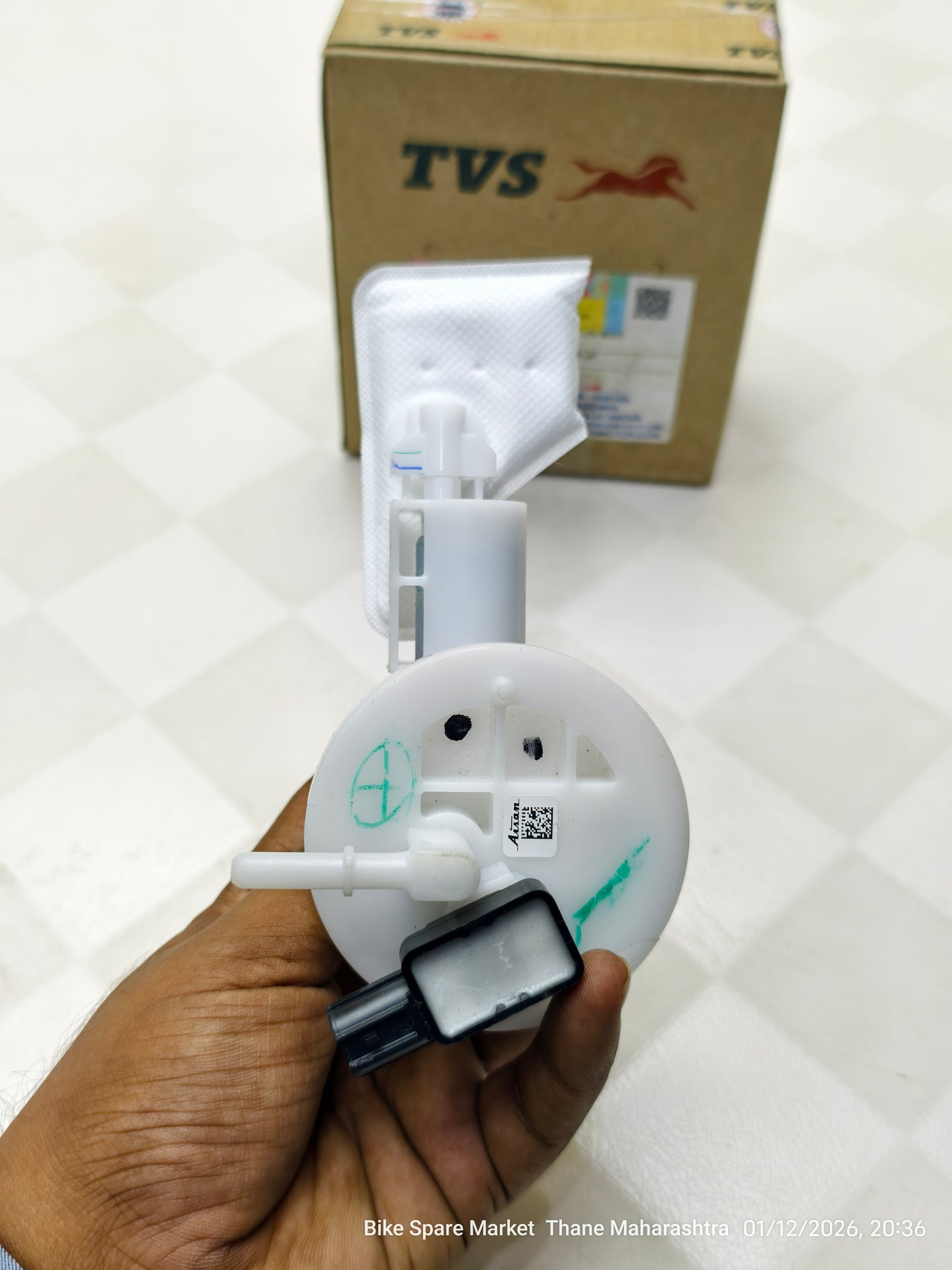 Original TVS Apache RTR 160 2v Fuel Pump Assembly (3M Warranty)