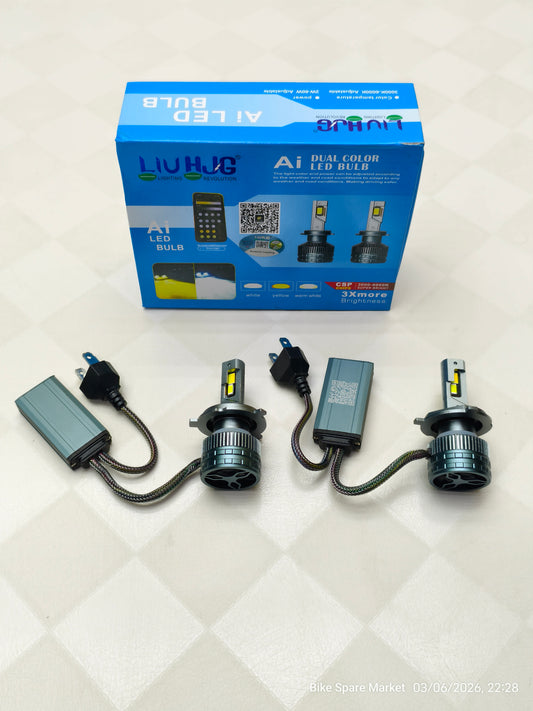 HJG Ai Bulb H4 200w Pair (6m Warranty)