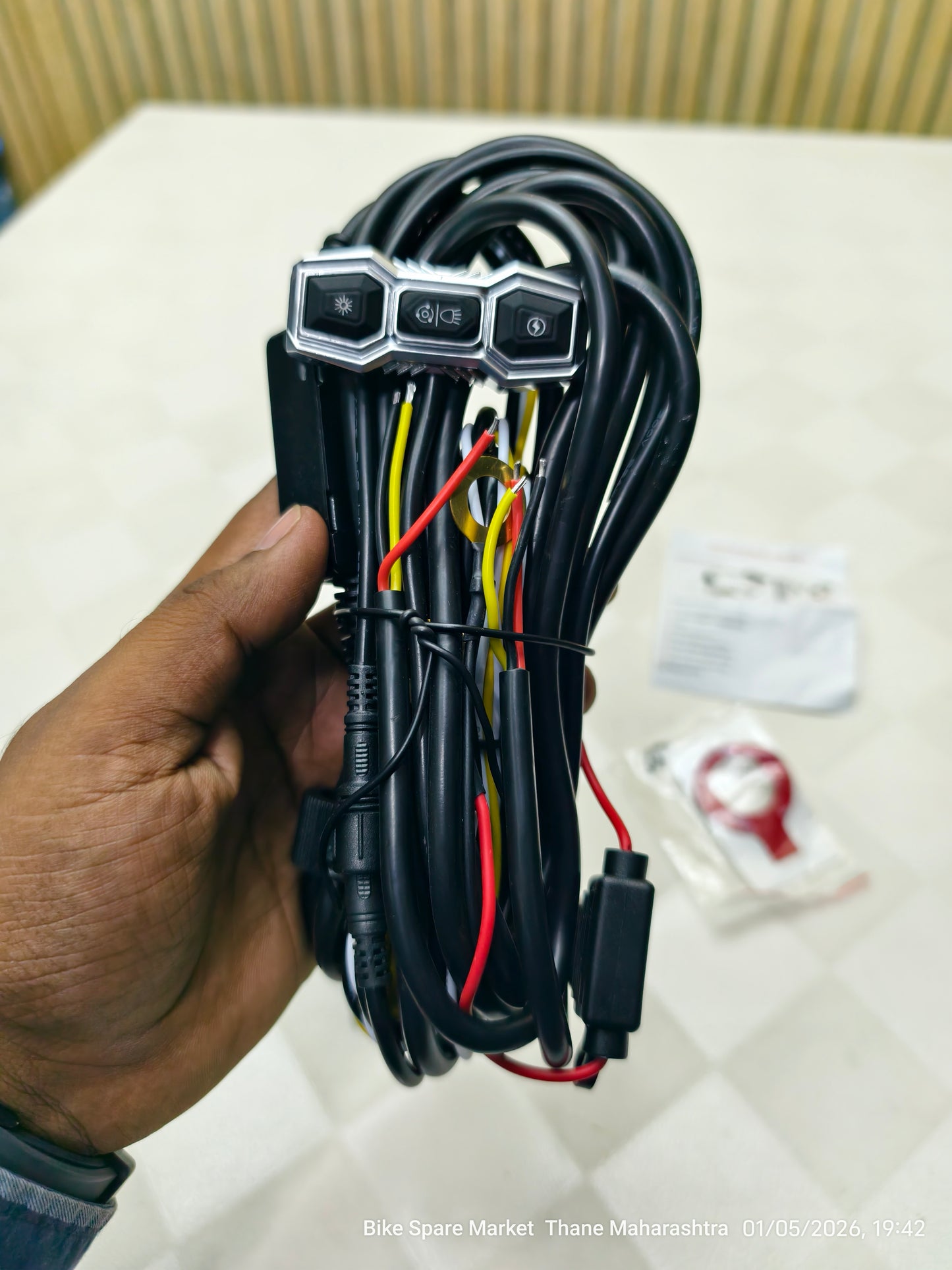 HjG Dimmer Harness (3Wire) Support Upto 180w (6M Warranty)