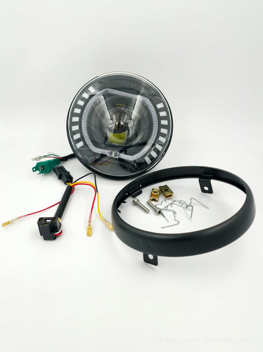 ( Himalayan 452 , GUERRILLA 450 ) HJG Dragon C227 108 Watt ( Full Kit , Ring , Coupler , Headlight , Nut Bolt )( 6m Warranty )