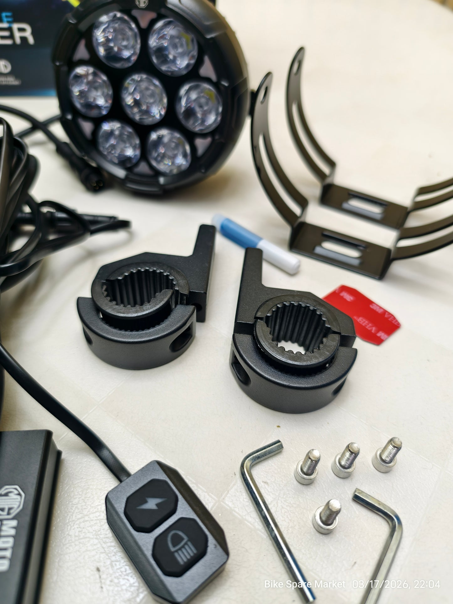 Moto Genius VK 70 Pro 160W DRL With Harness Full kit