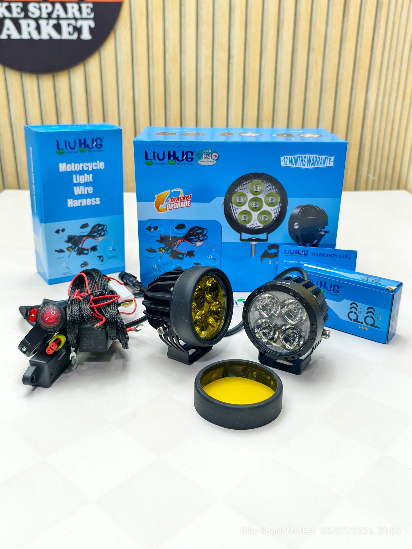 HJG CREE Round 4×4 80w With Harness Clamp (6m Warranty)