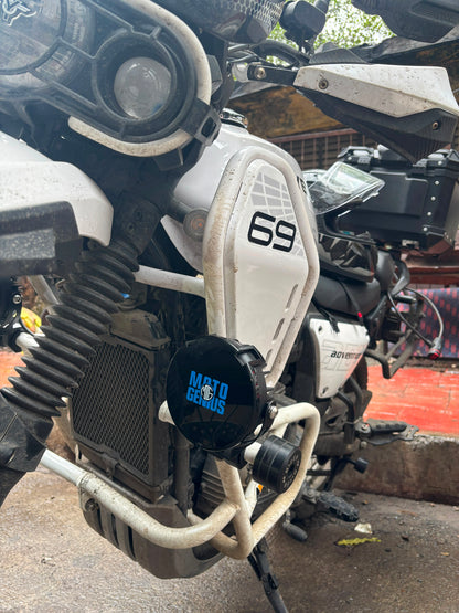 Moto Genius VK70 Pro 160W DRL With Harness Full kit fog light with Harness