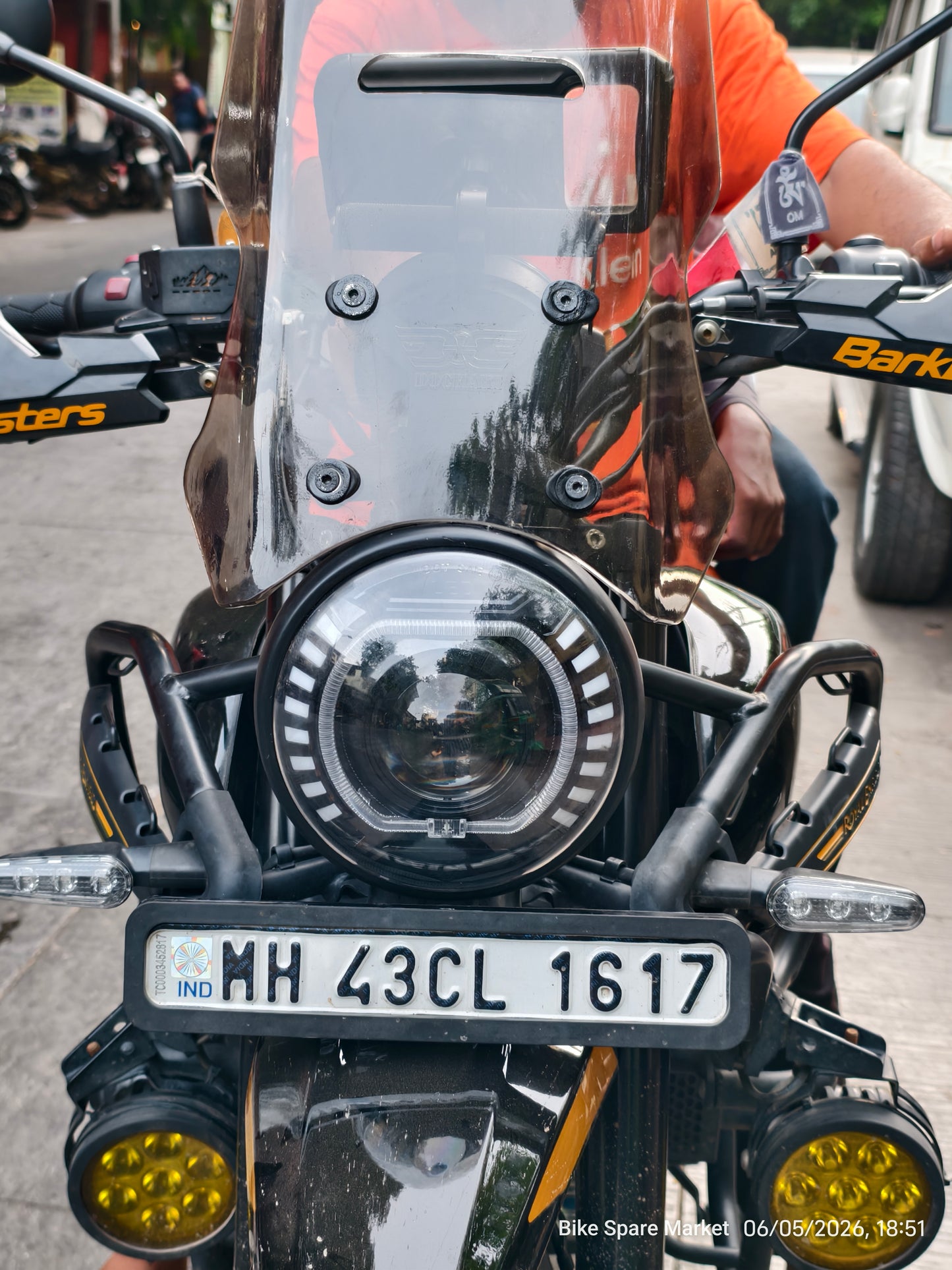 ( HIMALAYAN 452 , GUERRILLA 450 ) Royal Enfield RE Headlight Conversation Kit ( Ring , Coupler , Nut Bolt , Lock Clips )