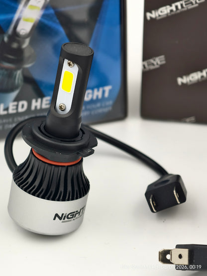( Pair Pack of 2 H7 ) Nighteye H7 90w Pair LED Headlight Bulb ( 1 year warranty )