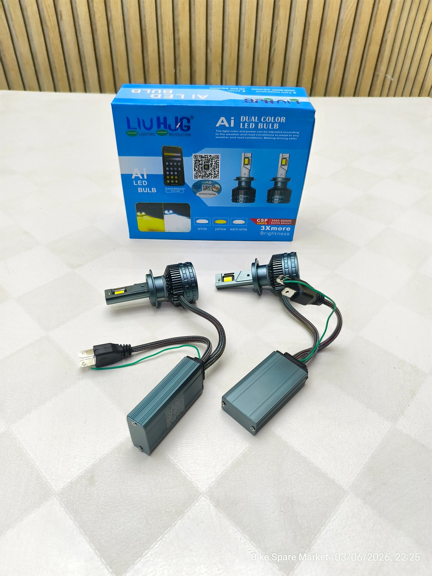 HJG Ai 200w H7 Headlight Bulb (6m warranty )