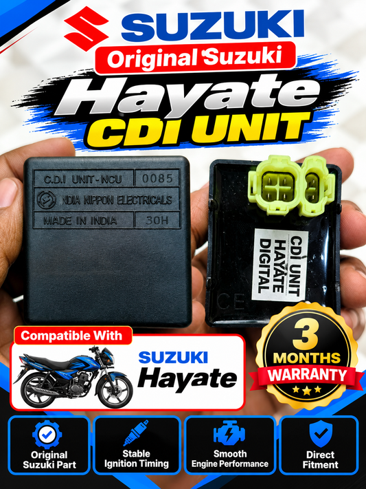 Original Suzuki Hayate CDI 3M Warranty