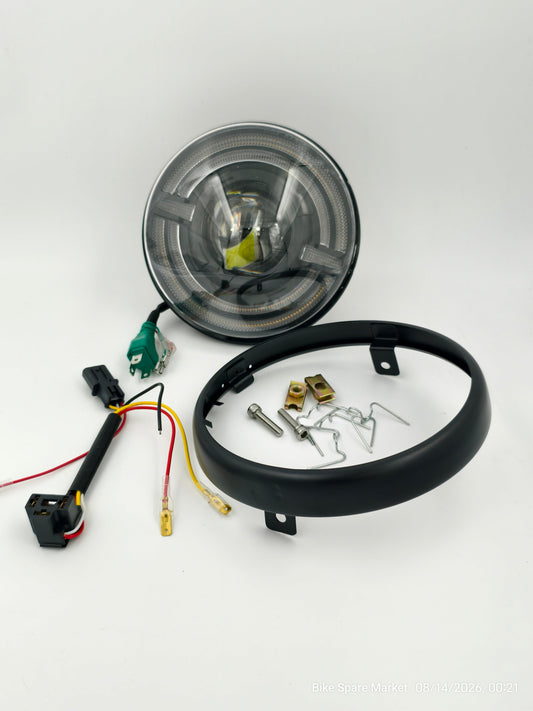 ( Himalayan 452 , GUERRILLA 450 ) HJG Dragon C319 93 Watt ( Full Kit , Ring , Coupler , Headlight , Nut Bolt )( 6m Warranty )
