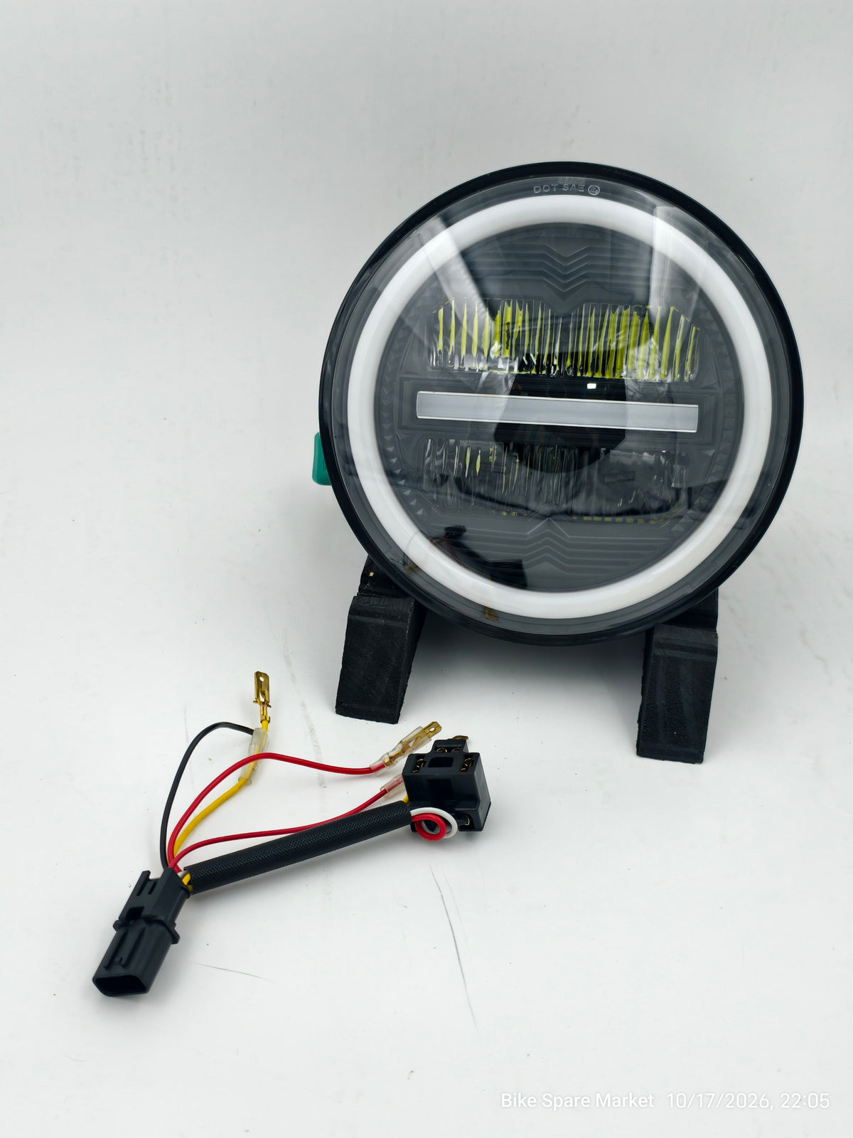 All Royal Enfield Bikes ( LED Version Only ) HJG MINUS Ring HEADLIGHT UPGRADE VERSION 75W HIGH 50W LOW 25W ( 6M WARRANTY )