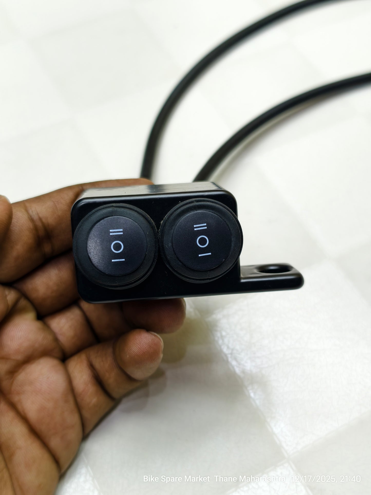 4way CNC Black Mirror Fitting Switch