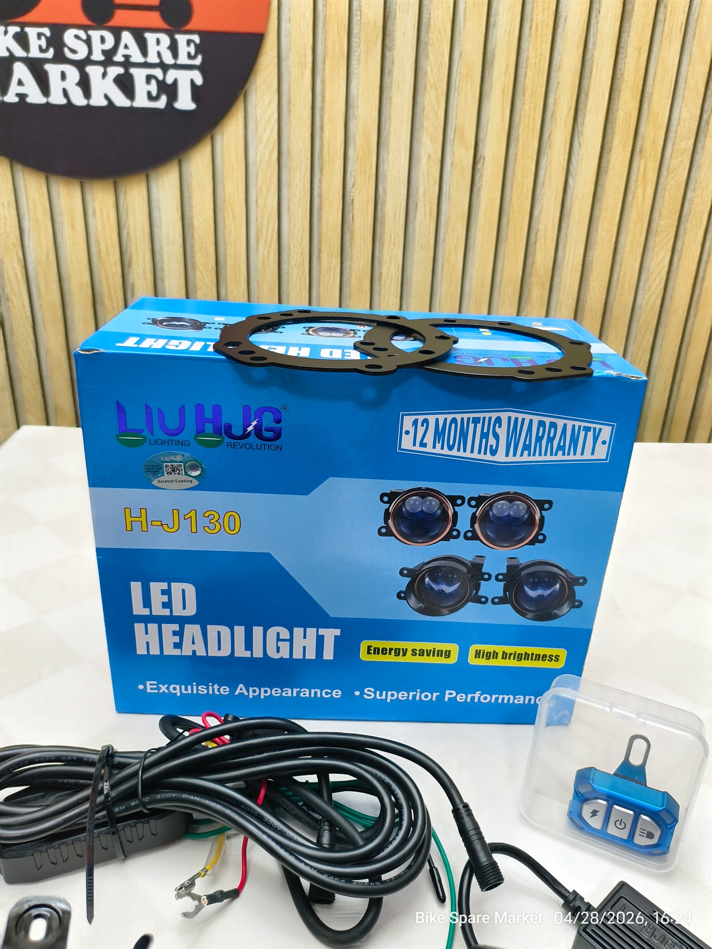 HJG 3 inch J130 Alpha Tri Colour Spot With Spread With Wireless Harness 140w