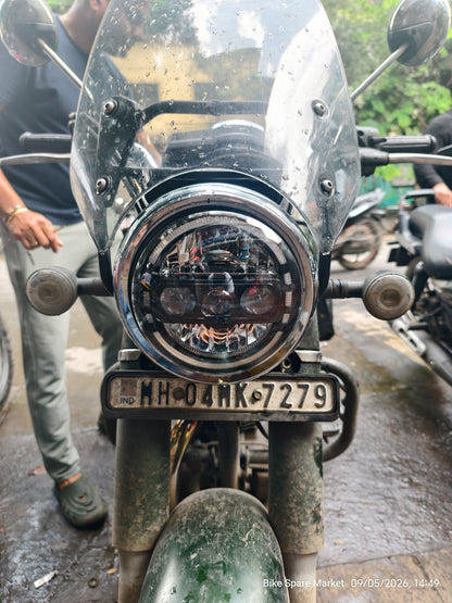 Honda CB350 , CB350 Dlx Pro , CB350c(Classic),CB350 Rs ,CB 350 Hiness H'ness  Headlight Conversation Kit ( LED to H4 )