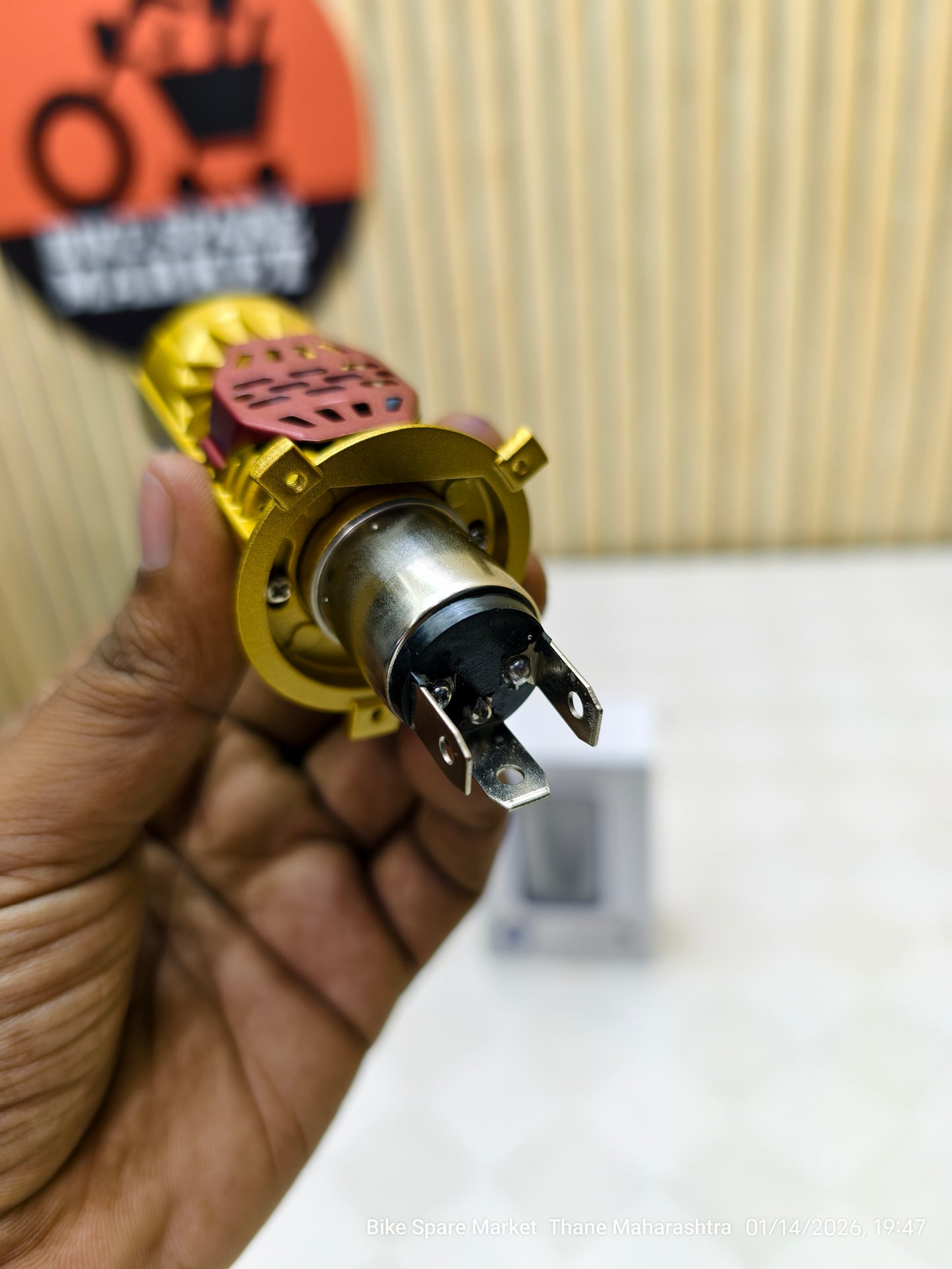 RTD Gold Projector 70w H4 LED Headlight Bulb ( 6M Warranty)