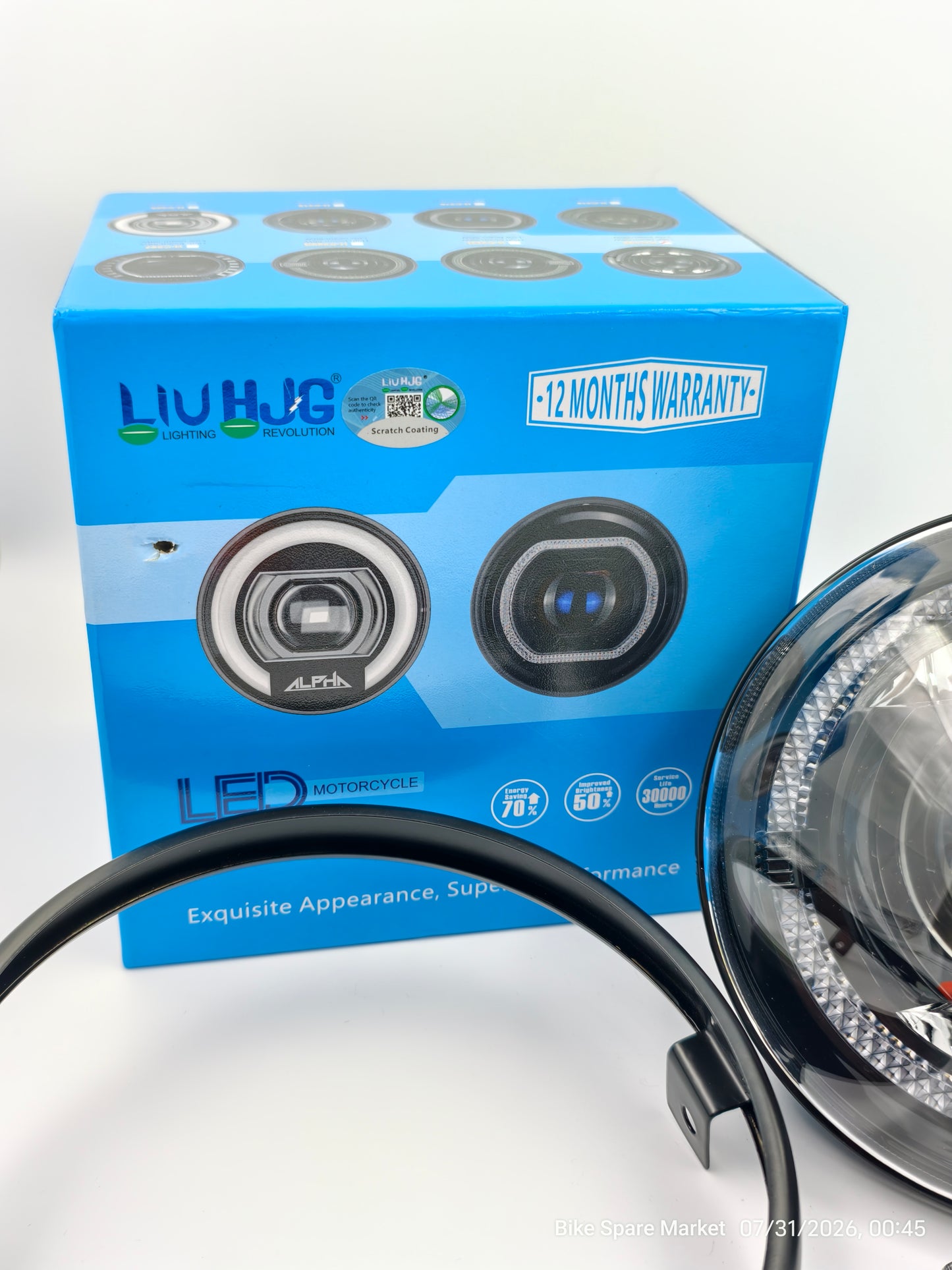 ( Triumph full kit ) HJG C-199 108watt 58w high 50w low projector headlight (6m Warranty)