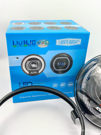 ( Triumph full kit ) HJG C-199 108watt 58w high 50w low projector headlight (6m Warranty)