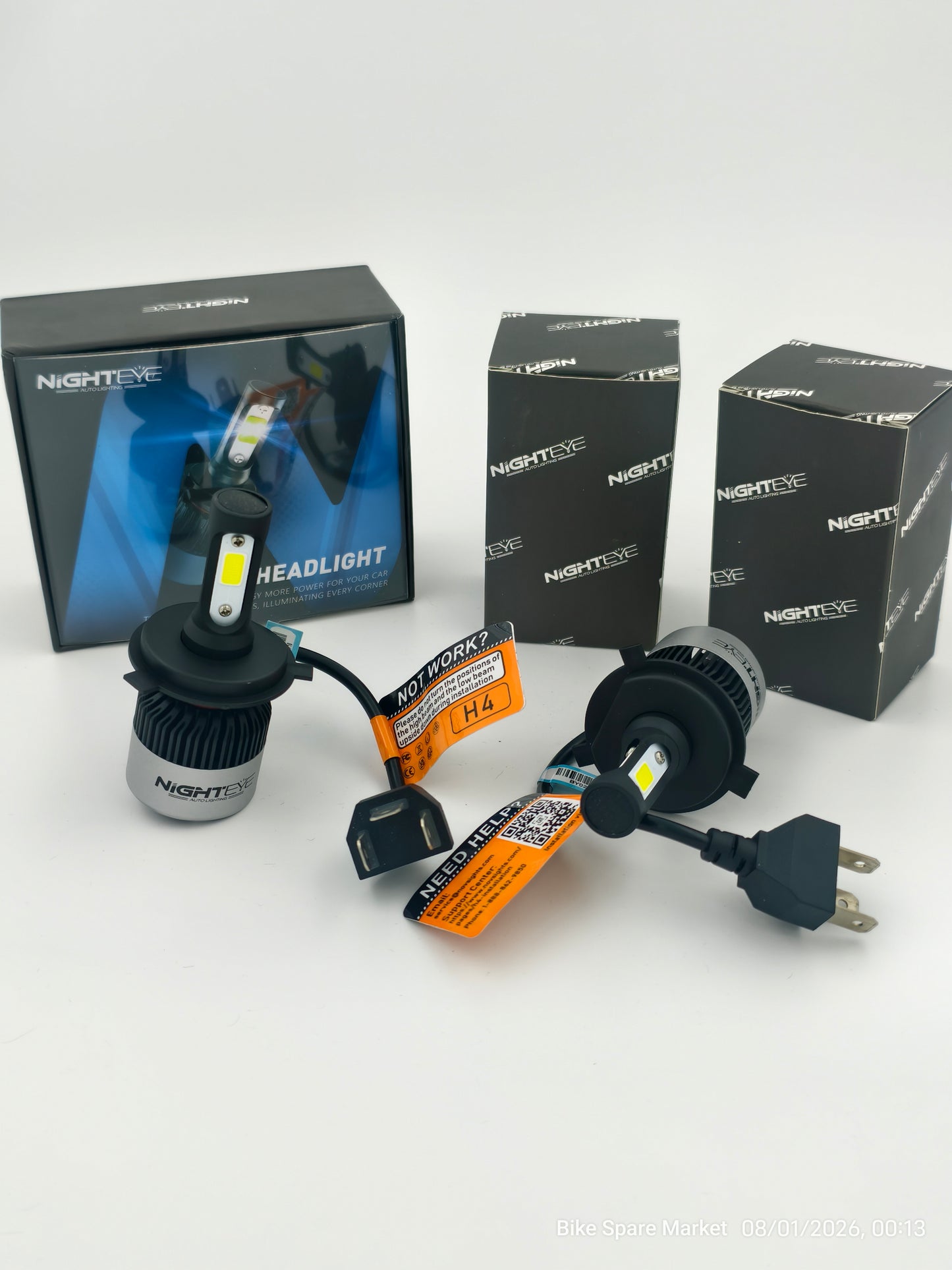 (Pair 2pc) Nighteye H4 90w Pair Pack of 2 ( 1 year warranty )