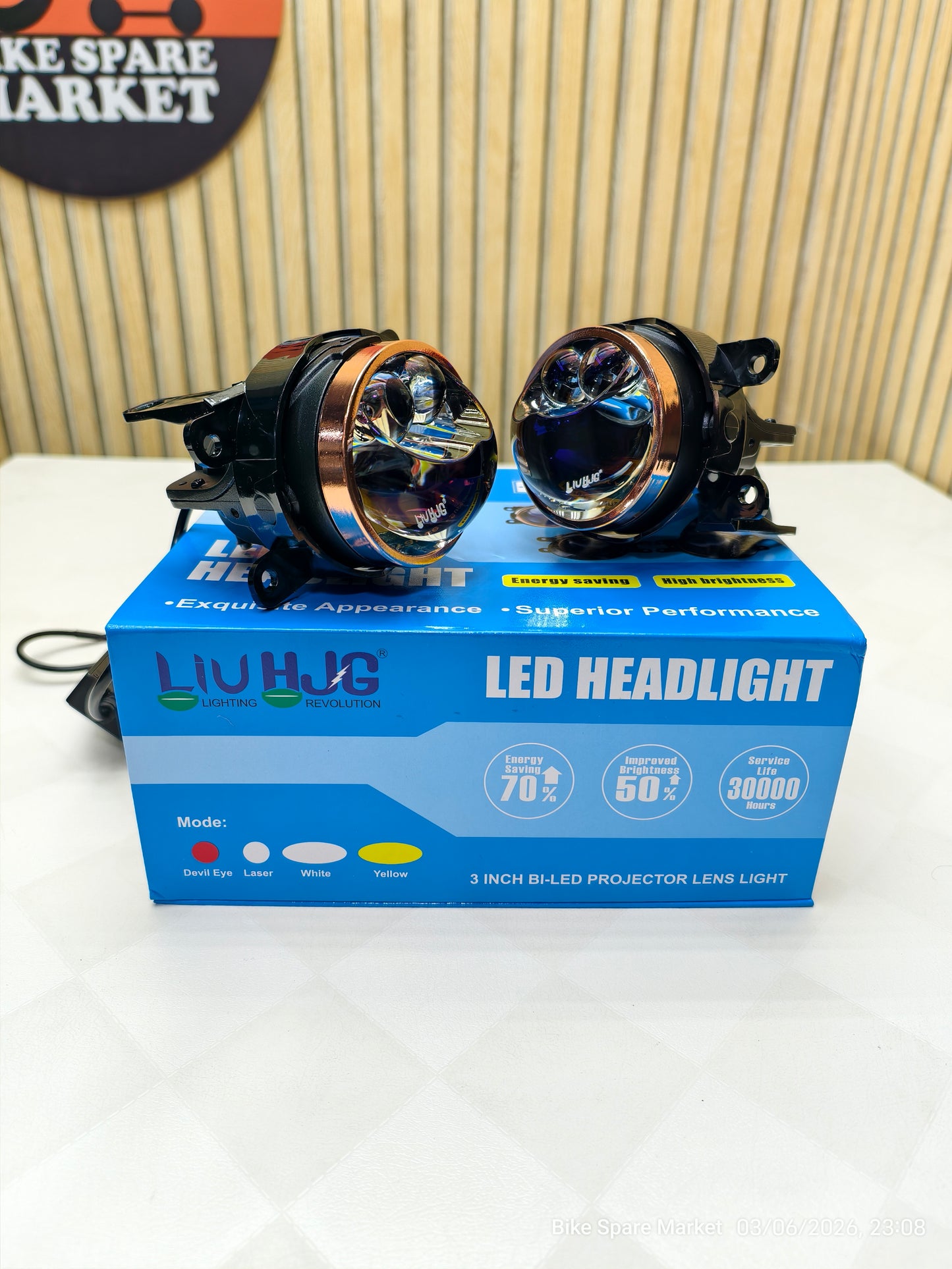 HJG J130 3 INCH 140W ALPHA FOG LIGHT ( 1 YEAR WARRANTY )