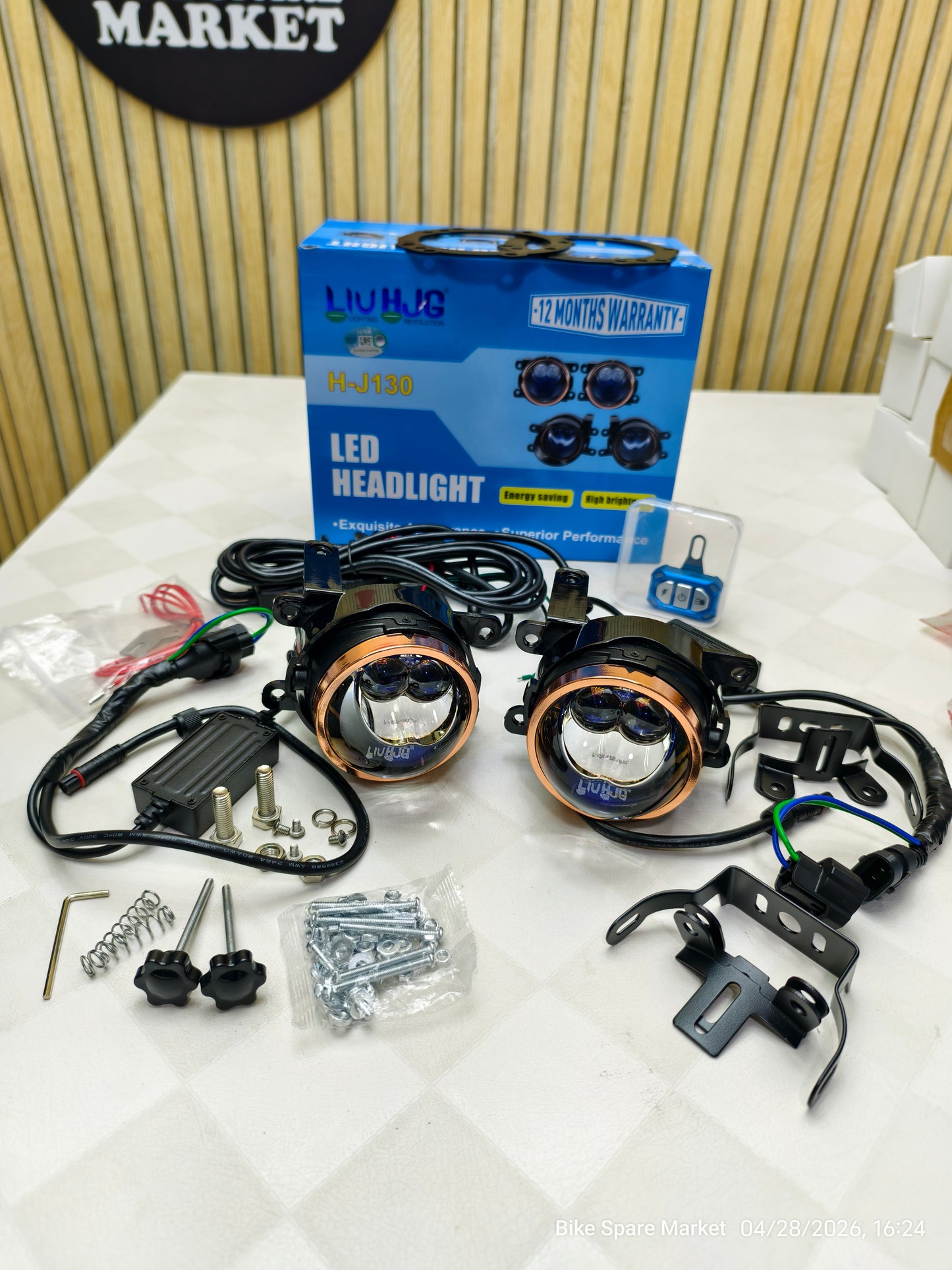 HJG 3 inch J130 Alpha Tri Colour Spot With Spread With Wireless Harness 140w