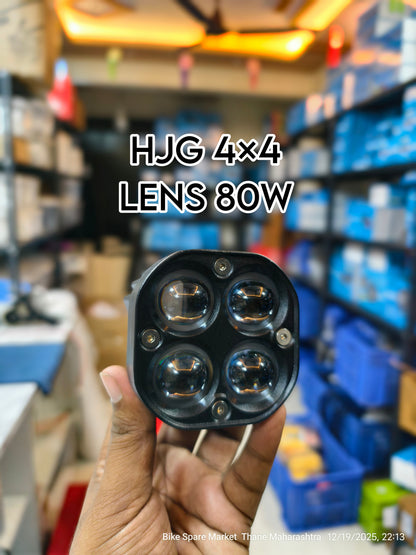 HjG 4×4 Lens 80w With Harness Clamp ( 1 Year Warranty )