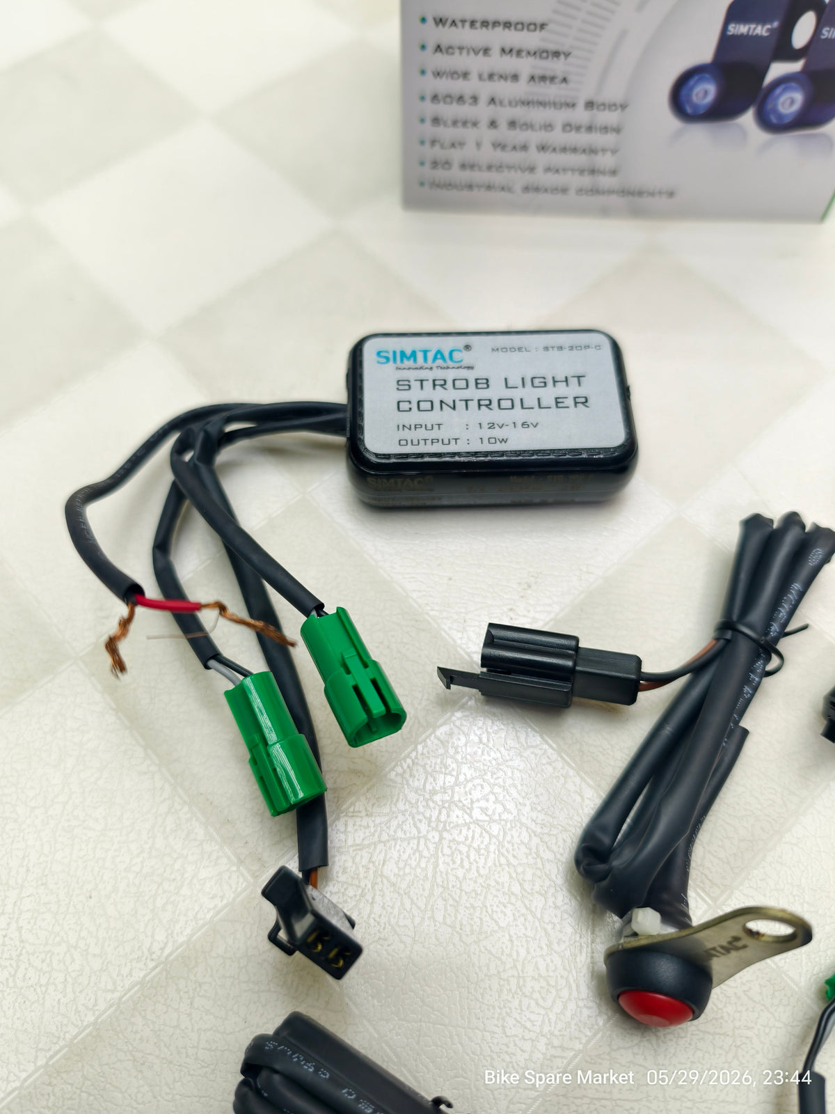 Simtac Strobe Light 20 Pattern Plug And Play ( 1 year warranty )