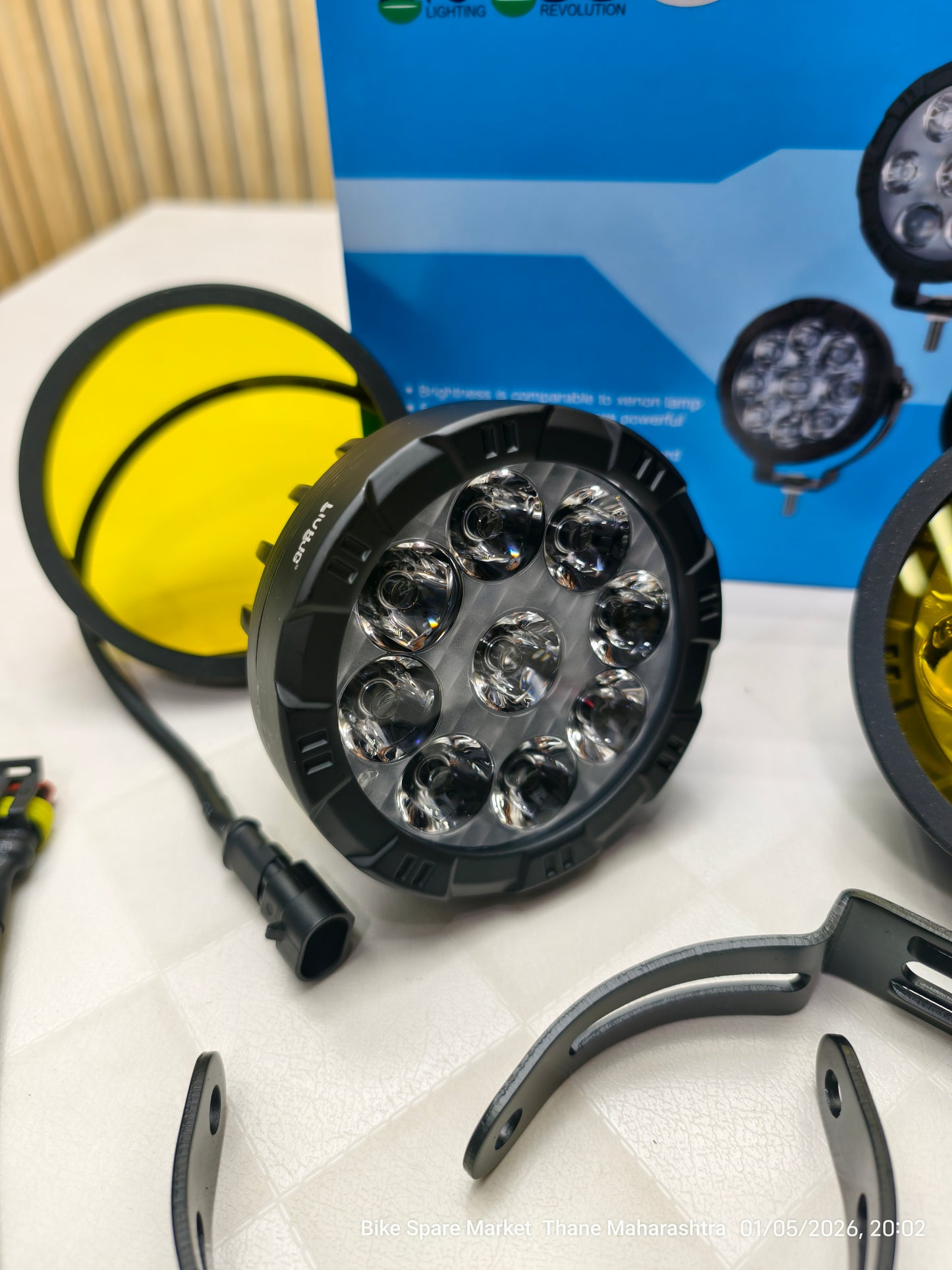 HjG 180w 9 led Round Fog Light ( 1 year Warranty )