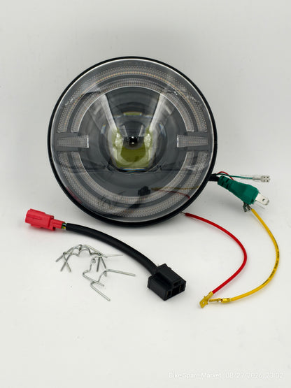 Honda CB350 , CB350 Dlx Pro , CB350c(Classic),CB350 Rs ,CB 350 Hiness H'ness,Hjg C319 93w Projector Headlight ( full kit ) 6m Warranty