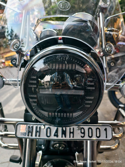 All Royal Enfield Bikes ( LED Version Only ) HJG MINUS HEADLIGHT UPGRADE VERSION 75W HIGH 50W LOW 25W ( 6M WARRANTY )