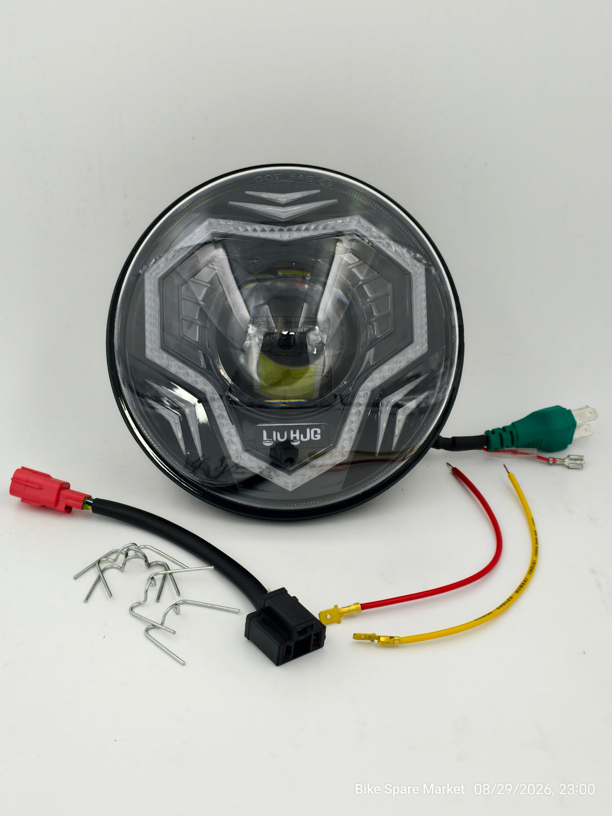 Honda CB350 , CB350 Dlx Pro , CB350c(Classic),CB350 Rs ,CB 350 Hiness H'ness , Hjg C292 108watt Prime Projector headlight ( full kit ) 6m Warranty
