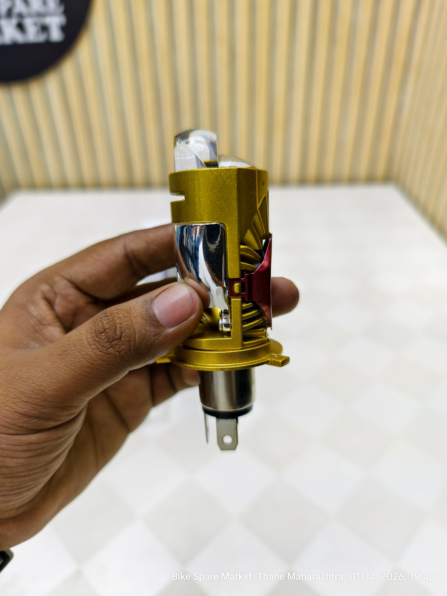 RTD Gold Projector 70w H4 LED Headlight Bulb ( 6M Warranty)