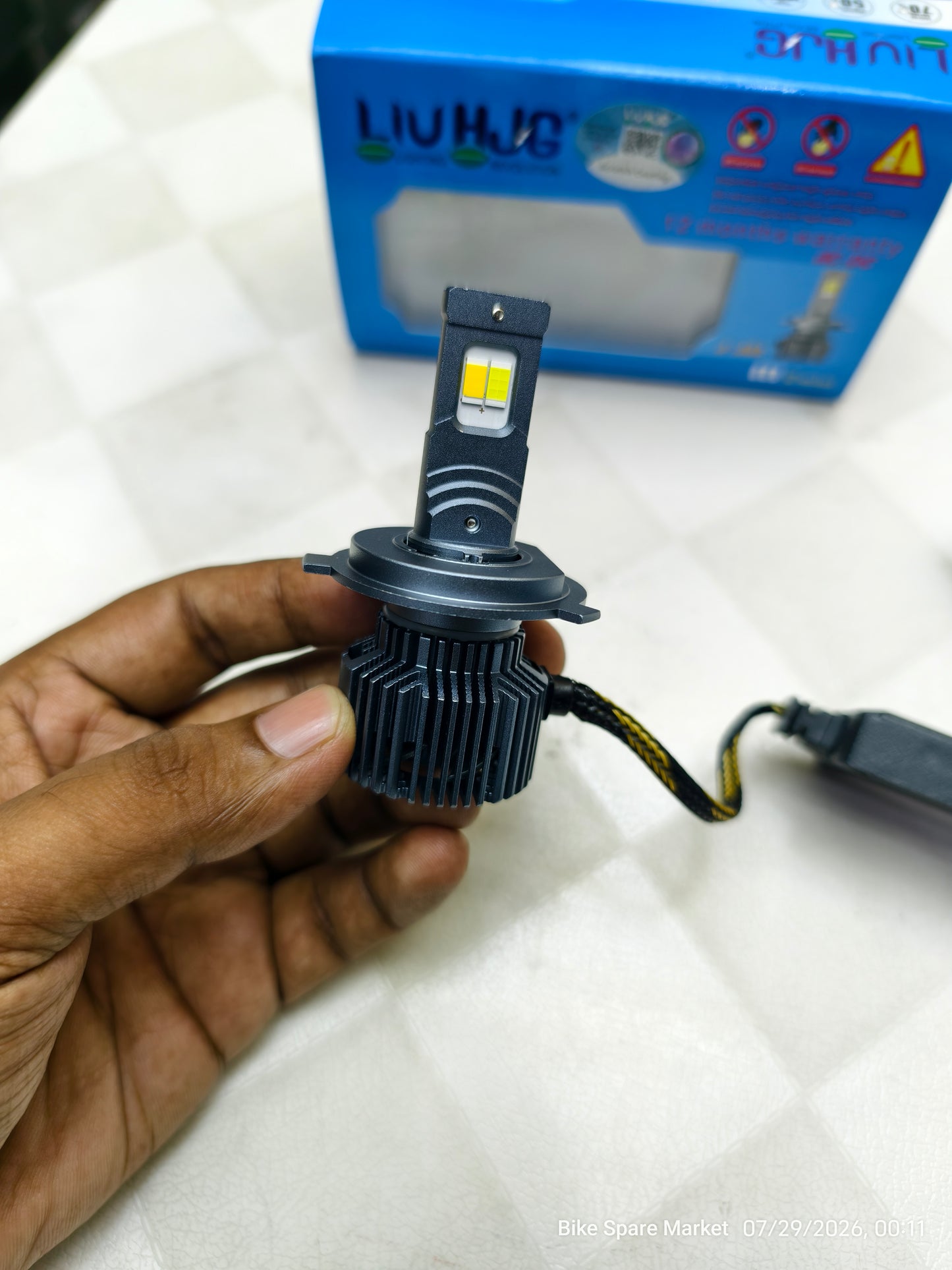 HJG M2 MINI J-J03 120W H4 HIGH 60W LOW 60W LED HEADLIGHT BULB ( 1 YEAR WARRANTY )