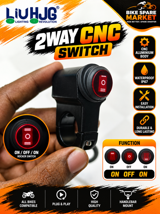2way / 3way Switch Red CNC
