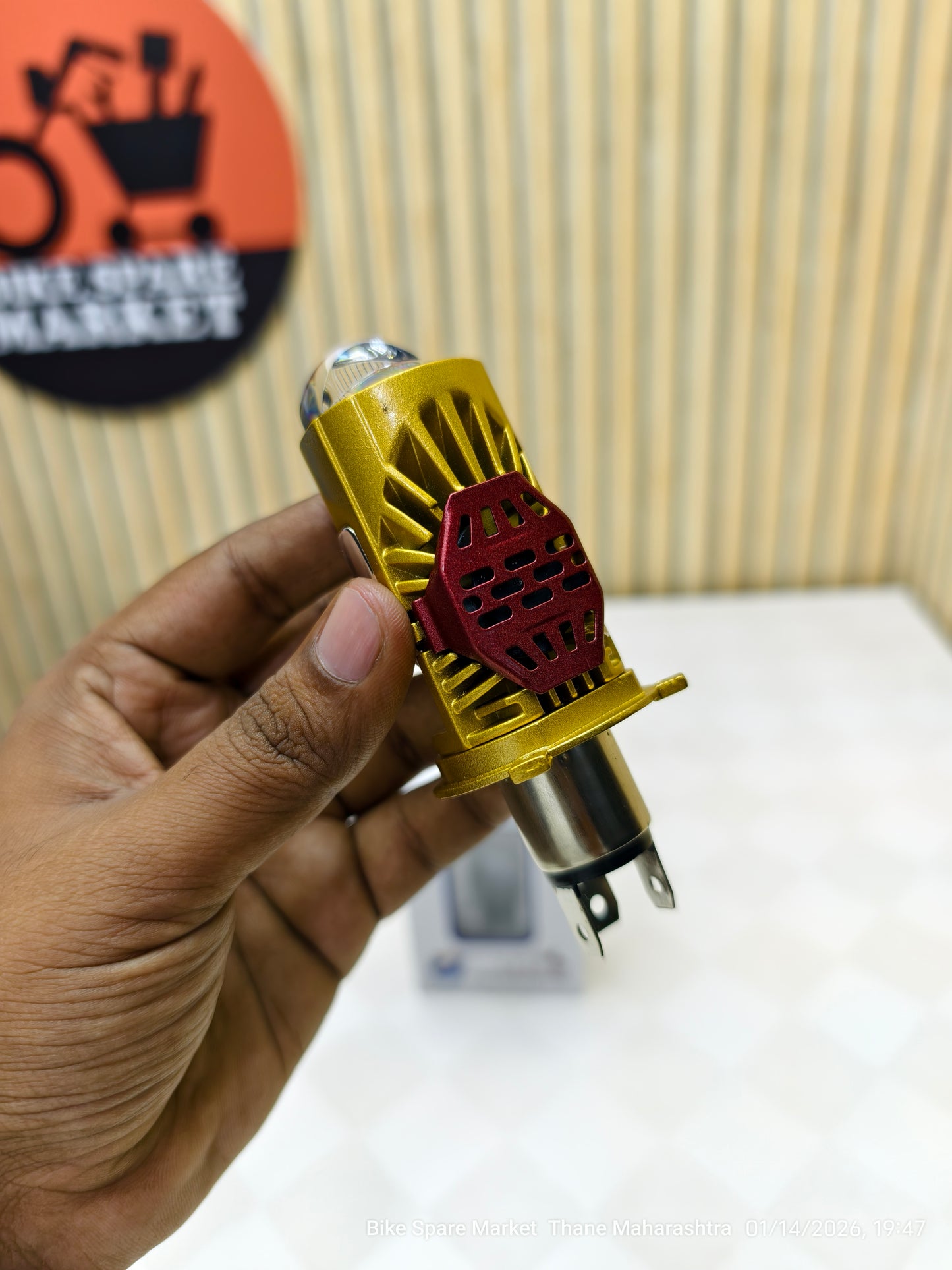 RTD Gold Projector 70w H4 LED Headlight Bulb ( 6M Warranty)