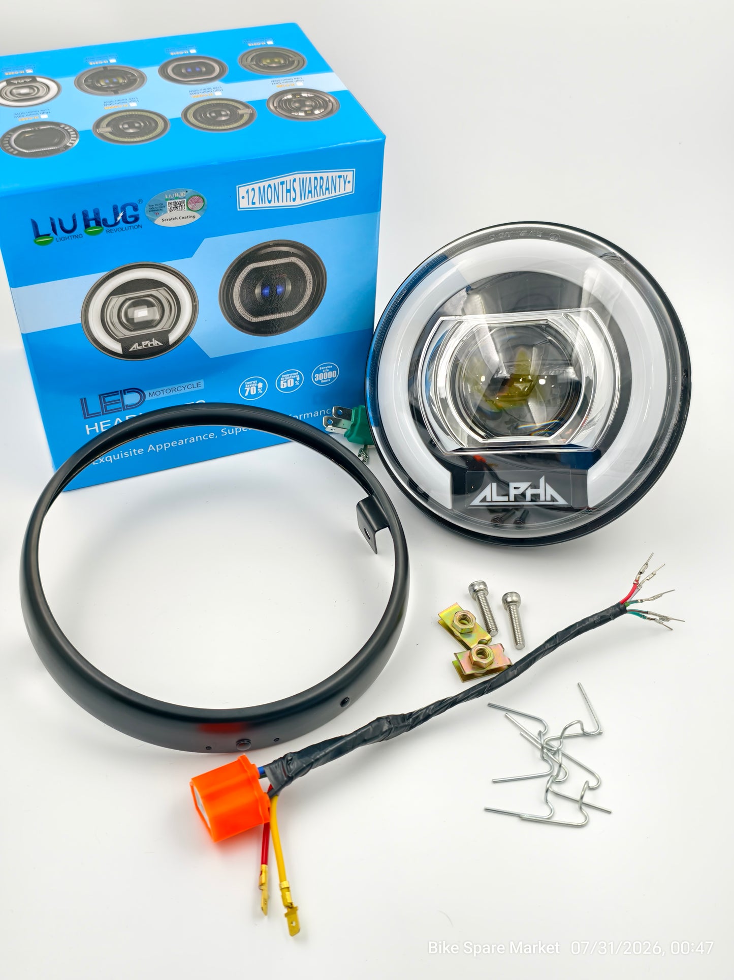 ( Triumph Full Kit ) HJG C-325 ALPHA 128 WATT HIGH 68w LOW 60w ( 6m Warranty )