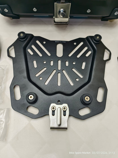 HJG 45L Aluminium Top Box With Back Rest