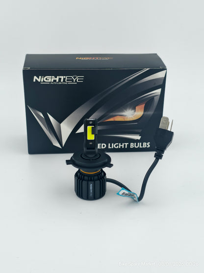 ( Single S4 H4 ) Nighteye 60w S4 H4 LED Headlight Bulb ( 1 year warranty )