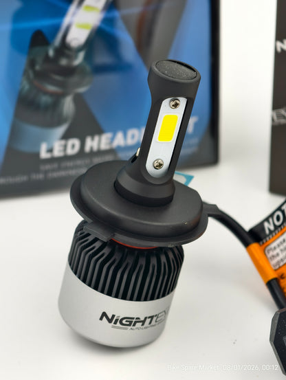 (Single) Nighteye H4 45w LED Headlight Bulb ( 1 year warranty )