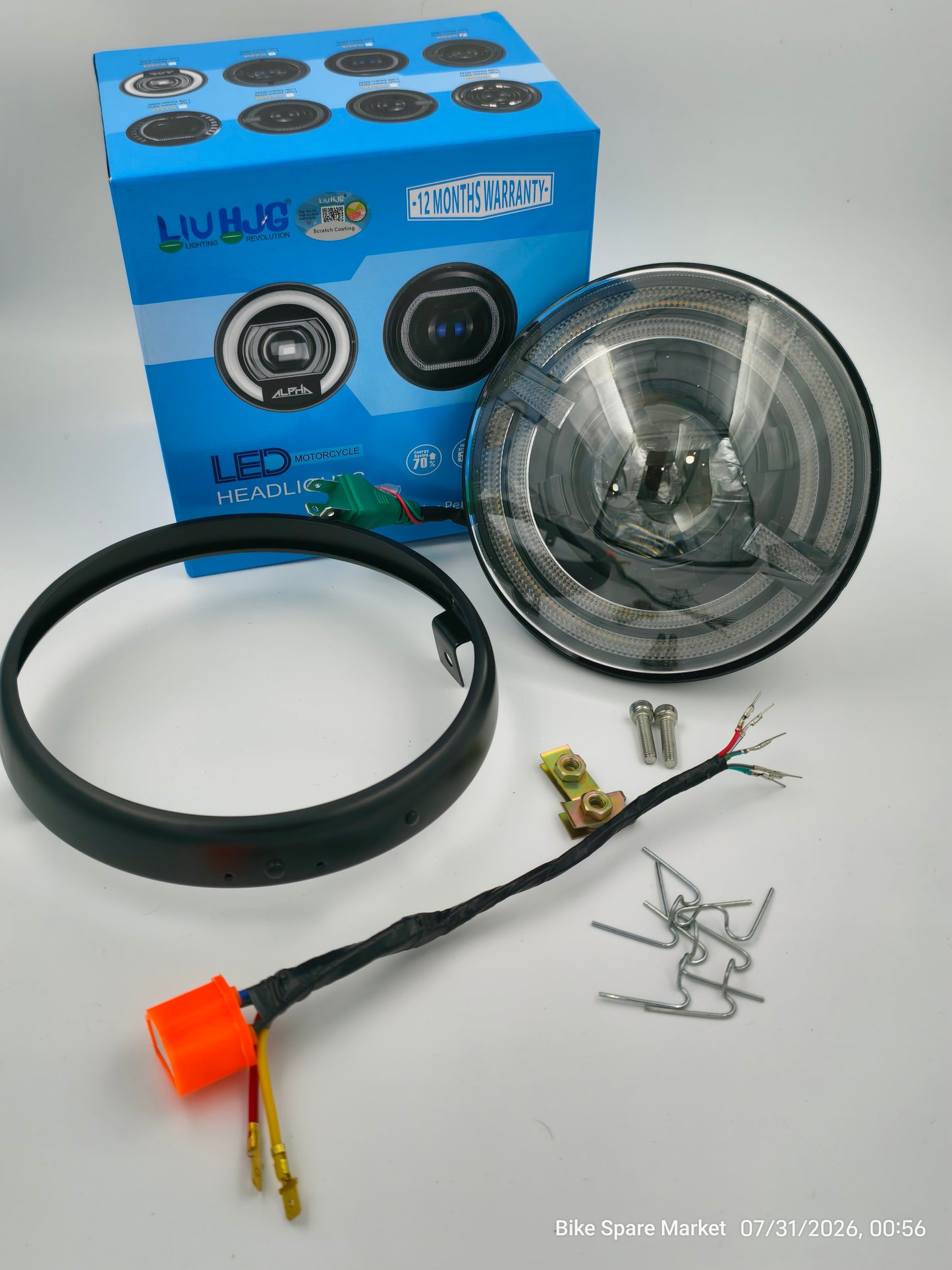 ( Triumph Full Kit ) HJG C-319 Projector Headlight 93w High 55w Low 38w ( 6m Warranty )