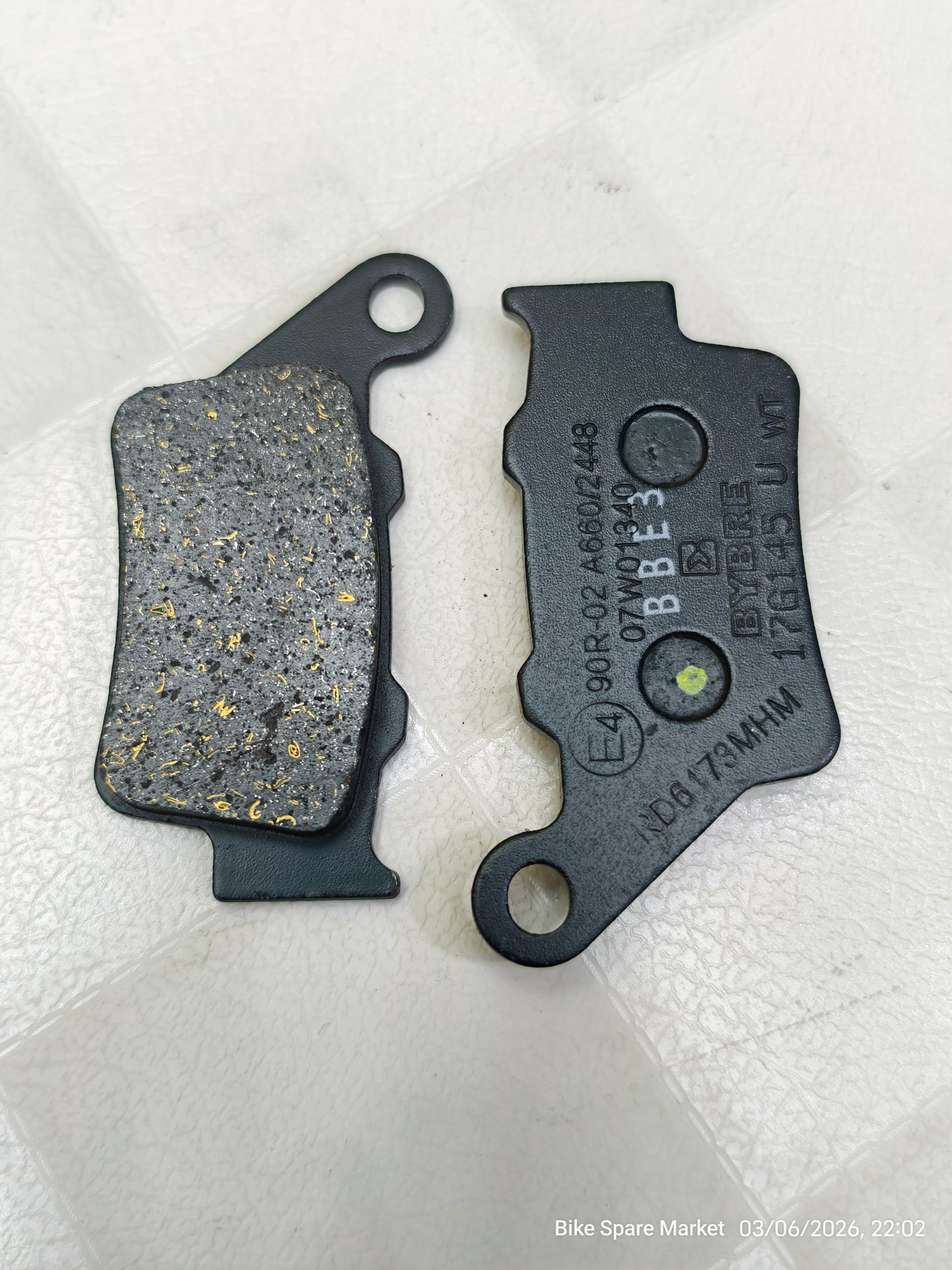 Original Bajaj Frant Rear Brake paid
